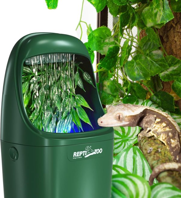 REPTIZOO Reptile Water Dispenser Automatic Chameleon Drinking Fountain with Indicator Light, Reptile Terrarium Decor Water Dripper for Reptiles, Chameleon, Lizard, Gecko Amphibians - Image 7