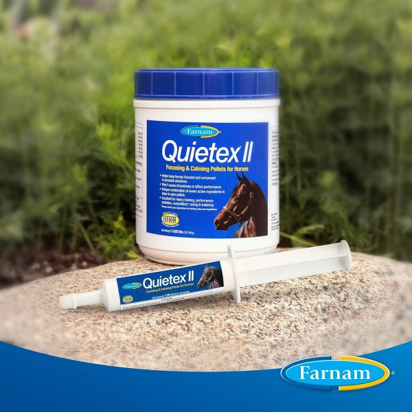 Farnam Quietex II Horse Calming Supplement Pellets, Helps Manage Nervous Behavior And Keep Horses Calm & Composed In Stressful Situations, 1.625 Lbs, 26 Day Supply - Image 7