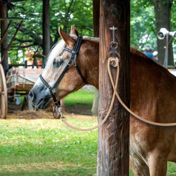 Blocker tie Ring for Horses,Horse tack and Supplies Horse Accessories,Horse tie Ring Prevents Horses from Pulling Back Sturdy Stainless Steel - Image 3