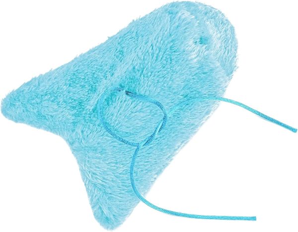 Comfort Corner Fleece Bird Blanket Parrot Cage Snuggle Hut Warm Bird Nest House Bed Hanging Hammock Toy for Parakeet Cockatiel Pigeon Small Animals Shelter Plush Bedding(Blue/M) - Image 4