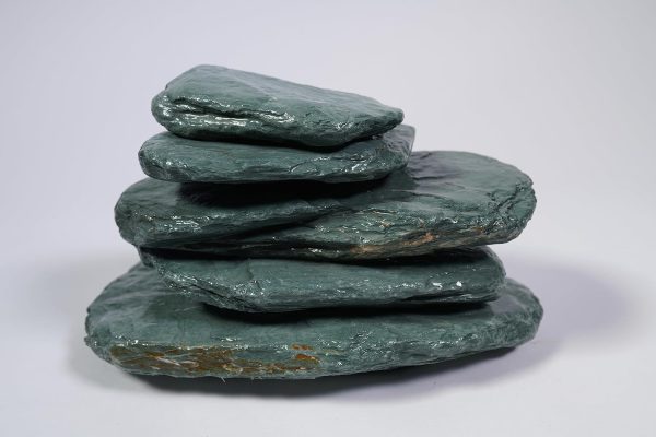 LANDEN River Slate Stone Natural Rocks(18lbs, 3~9 inches,13pcs) for Aquariums, paludariums, Terrariums, Reptile, and Amphibian Enclosures Decorative of Stream's Caves and Caverns - Image 2