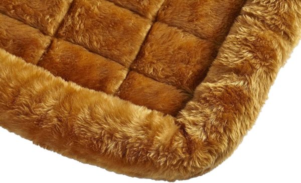 MidWest Homes for Pets Cinnamon 18-Inch Pet Bed w/ Comfortable Bolster | Ideal for Small Breeds & Fits an 18-Inch Crate | Easy Maintenance Machine Wash & Dry - Image 4