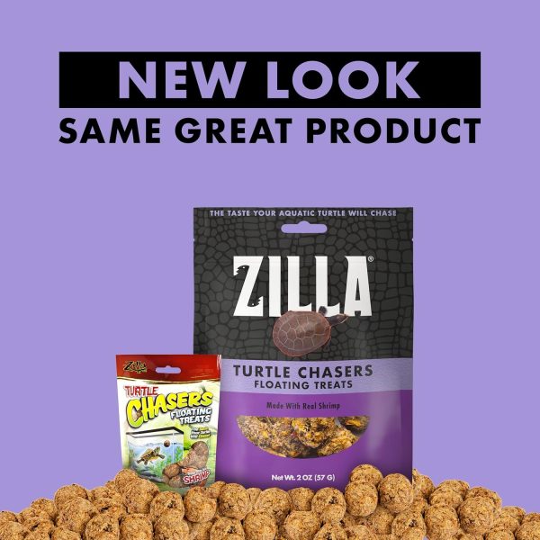 Zilla Turtle Chasers Floating Treats, Made with Real Shrimp, Resealable Bag - Image 8