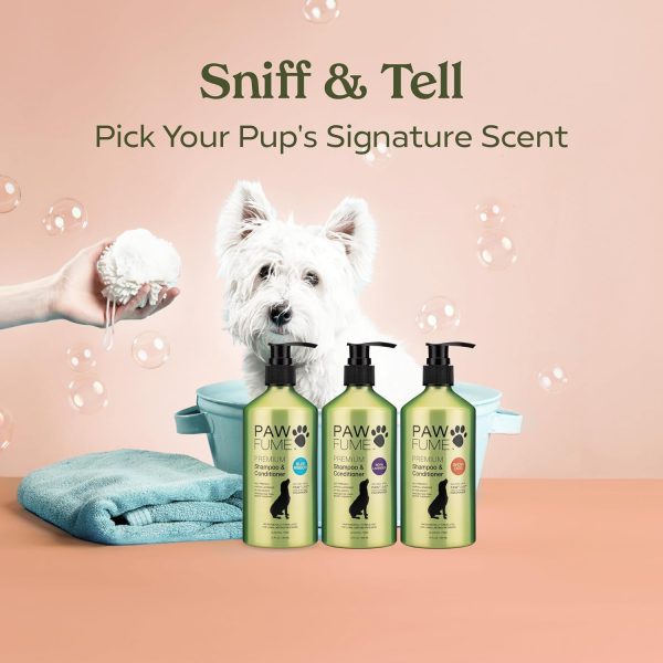 Pawfume Dog Shampoo and Conditioner – Hypoallergenic Dog Shampoo for Smelly Dogs – Best Dog Shampoos & Conditioners – Probiotic Pet Shampoo for Dogs – Best Dog Shampoo for Puppies (Show Dog) - Image 11