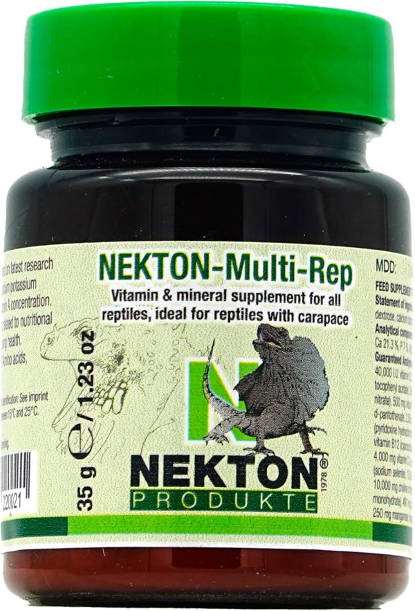 Nekton Multi-Rep Vitamins and Minerals for all Reptiles, 35gm,white