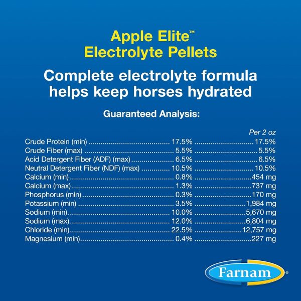 Farnam Apple Elite Electrolyte Pellets 7.5 pounds, 40 Day Supply - Image 5