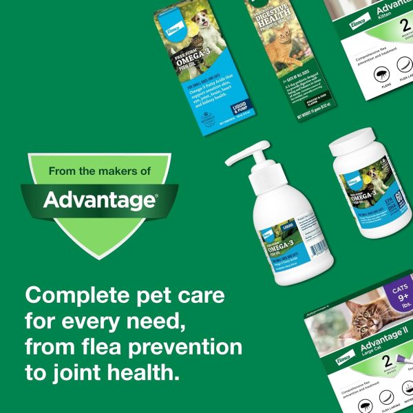 Advantage II Small Cat Vet-Recommended Flea Treatment & Prevention | Cats 5-9 lbs. | 2-Month Supply - Image 8