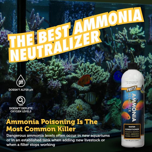 Fritz Aquatics ACCR Water Conditioner Instantly Removes Toxic Ammonia/Chlorine & Chloramines for Fresh & Salt Water Aquariums (16-Ounce) - Image 4