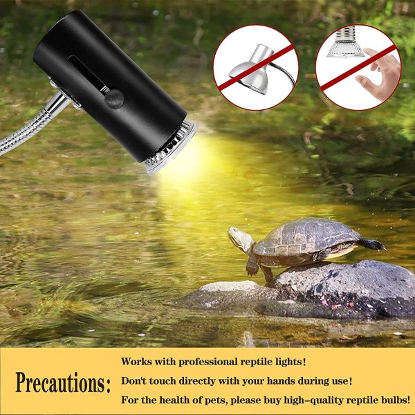 Turtle Heat Lamp Tortoise Bulb: 4-Pack 50W UVB Reptile Heating Bulb for Lizards, Snakes, Aquarium Aquatic Reptile Amphibian - Terrarium Heat Lamps and Habitat Lighting for Pet Supplies - Image 5