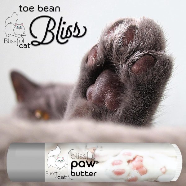 The Blissful Cat Paw Butter, Moisturizer for Dry Paw Pads, Softens and Protects a Rough Paw, Versatile, Lick-Safe Cat Paw Balm, 0.15 oz. - Image 2