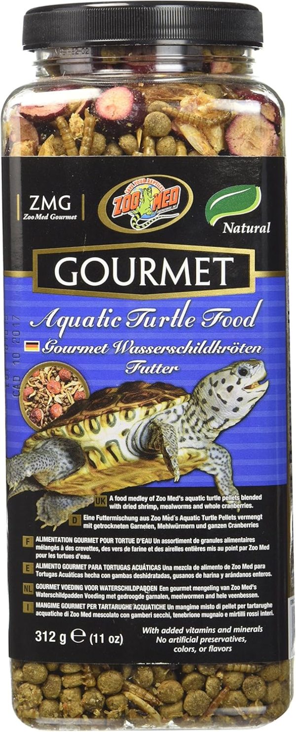 Zoo Med Gourmet Aquatic Turtle Food 11 oz. - Image 2