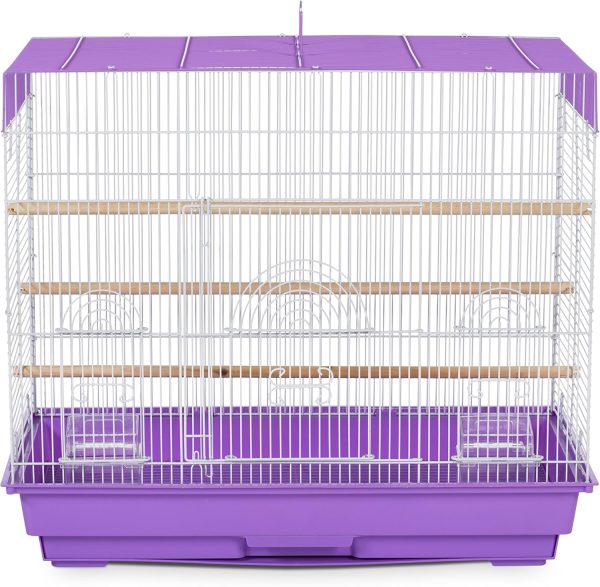 Prevue Pet Products SP1804-3 Flight Cage, Lilac/White,26" L x 14" W x 22 1/4" H - Image 2