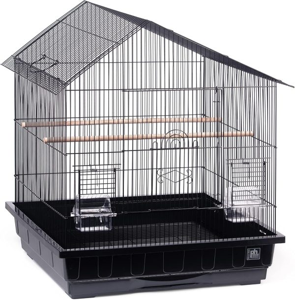 Prevue Pet Products Conure Manor Metal Birdcage for Small, Medium Birds with 2 Cups and Perches