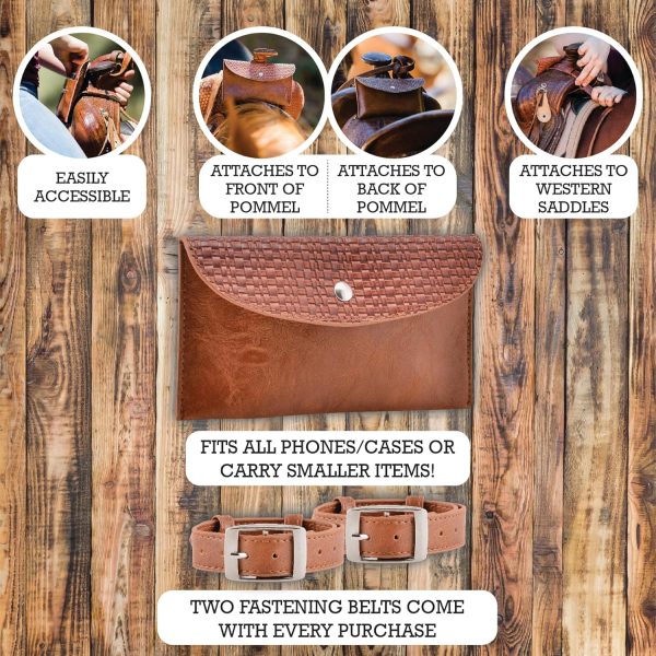 Starkenburg Company Personalized Horse Saddle Bag | Saddle Cell Phone Holder | Horse Tack | Horse Gifts | Horse Stuff | Horse Gifts For Women | Equestrian Gifts - Image 7