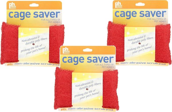 Prevue Hendryx (3 Pack) Cage Saver Scrub Pads