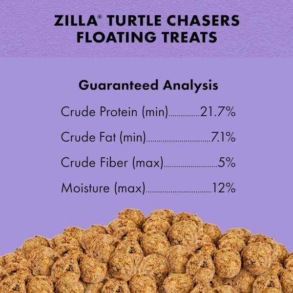 Zilla Turtle Chasers Floating Treats, Made with Real Shrimp, Resealable Bag - Image 6