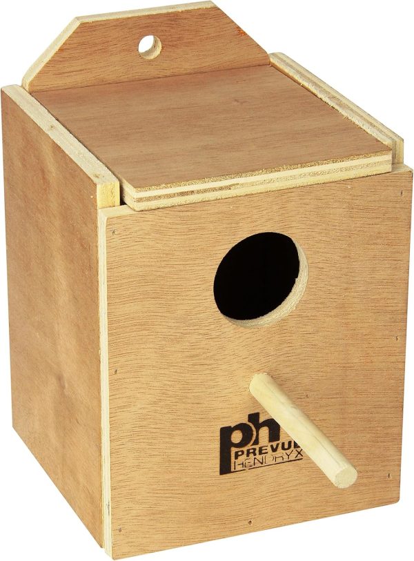 Prevue Pet Products BPV1101 Wood Inside Mount Nest Box for Birds, Finch