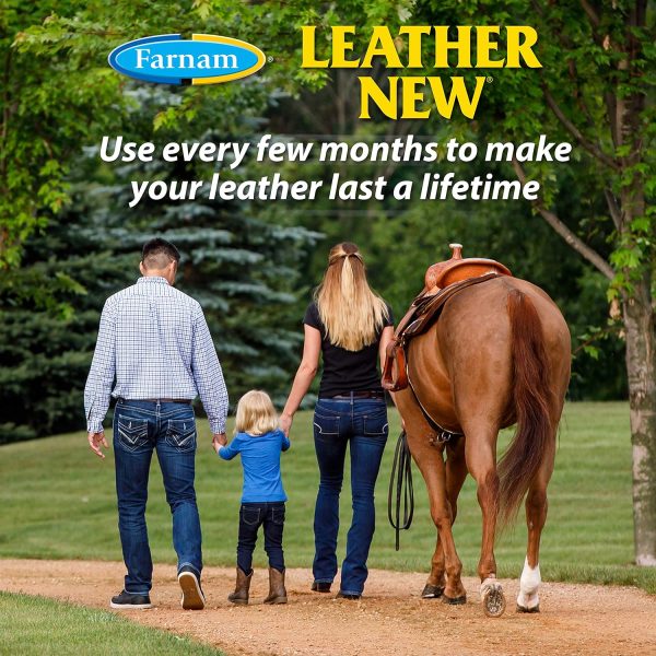 Farnam Leather New Deep-Cleaning Conditioner and Restorer for Saddles and Leather, 16 Ounces - Image 4