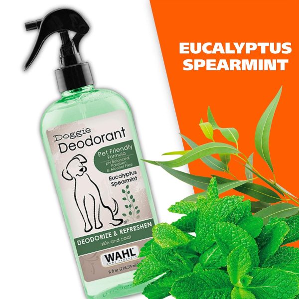 Wahl USA Deodorizing & Refreshing Pet Deodorant for Dogs - Eucalyptus & Spearmint Scent to Refresh the Skin and Coat - Model 820011A - Image 5