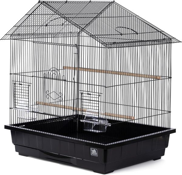 Prevue Pet Products Conure Manor Metal Birdcage for Small, Medium Birds with 2 Cups and Perches - Image 4