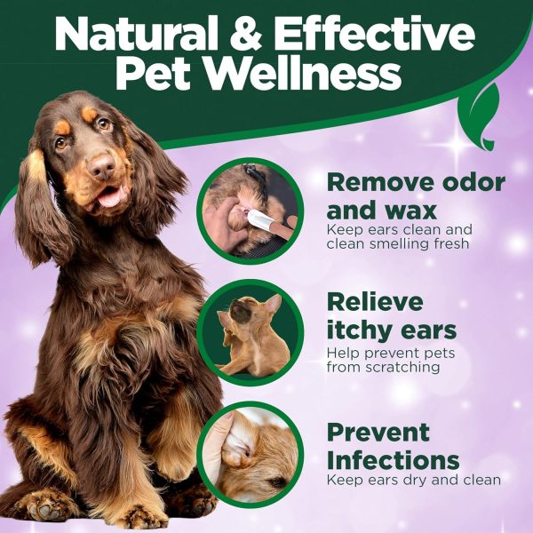 Vet's Best Ear Relief Finger Wipes | Ear Cleansing Finger Wipes for Dogs | Sooths & Deodorizes | 50 Disposable Wipes - Image 7