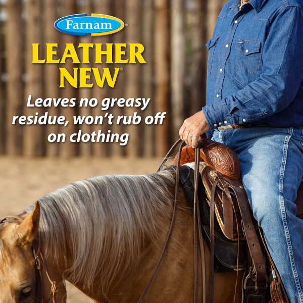 Farnam Leather New Deep-Cleaning Conditioner and Restorer for Saddles and Leather, 16 Ounces - Image 3