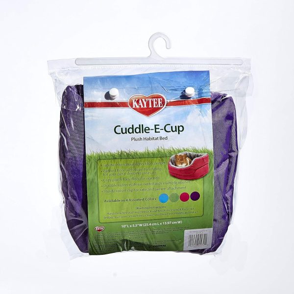 Kaytee Super Sleeper Cuddle-E-Cup Bed for Pet Guinea Pigs, Rats, Chinchillas and Other Small Animals - Image 3