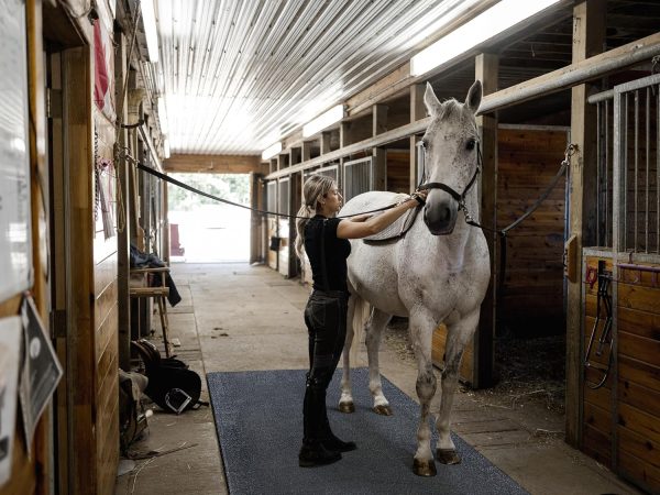 MSI Heavy Duty Horse Stall Mats - Stable Mats, Durable 3/4 in. Thick Rubber Flooring - Solid Black - 3.5' x 6' Mat for Stables, and More - 42 in. x 72 in. Stall Mat - Image 13