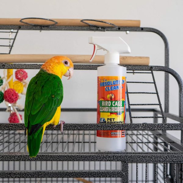 Amazing Bird Cage Cleaner and Deodorizer - Just Spray/Wipe - Safely & Easily Removes Bird Messes Quickly and Easily - Made in The US 16oz Spray (Pack of 1) - Image 6