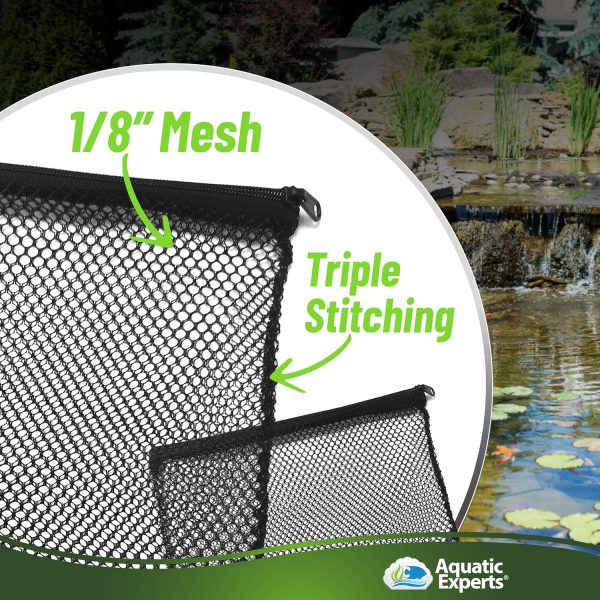 Aquatic Experts Mesh Bags for Bio Ball Filter Media - Perfect for Aquarium and Pond Filtration, 18" x 24" (3 Pack) - Image 4